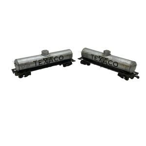 Lot of 2 Tyco Texaco Single Dome Oil Tanker Car HO Scale
